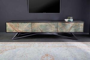 Designový TV stolek Quillon 200 cm přírodní kámen