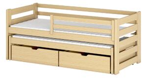 Dětská postel s přistýlkou FILIPA - 80x180, borovice