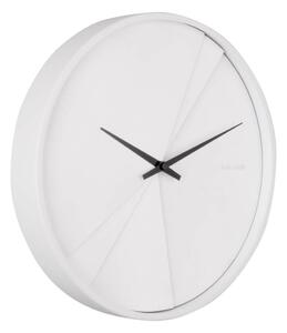 Nástěnné hodiny Kani Ø 30 cm bílé