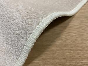 Betap koberce Kusový koberec Eton 60 bílý kulatý - 100x100 (průměr) kruh cm
