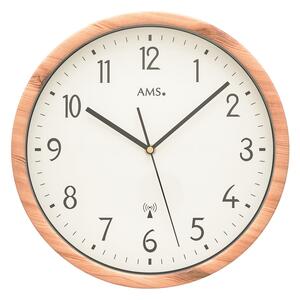 Designové nástěnné hodiny 5576 AMS řízené rádiovým signálem 30cm