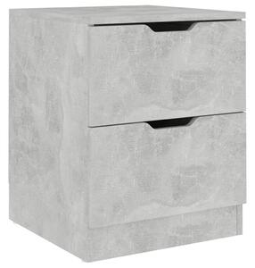 Noční stolek Joplin - 40x40x50 cm | betonově šedý