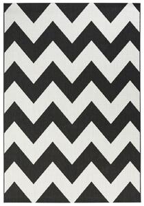 Hanse Home Collection koberce Kusový koberec Meadow 102738 schwarz/creme – na ven i na doma - 80x150 cm