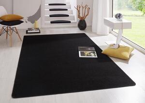 Hanse Home, Jednobarevní kusovy koberec Fancy 103004 Schwarz | Černá Typ: 133x195 cm