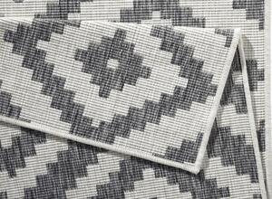 NORTHRUGS - Hanse Home koberce Kusový koberec Twin-Wendeteppiche 103132 grau creme ROZMĚR: 80x250
