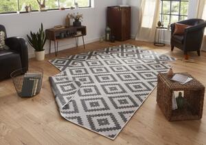 NORTHRUGS - Hanse Home koberce Kusový koberec Twin-Wendeteppiche 103132 grau creme ROZMĚR: 120x170