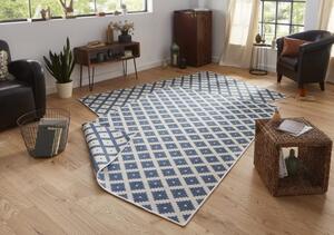 NORTHRUGS - Hanse Home koberce Kusový koberec Twin-Wendeteppiche 103128 blau creme ROZMĚR: 200x290