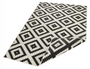 NORTHRUGS - Hanse Home, Kusový koberec Twin-Wendeteppiche 103129 schwarz creme | černá Typ: 160x230 cm