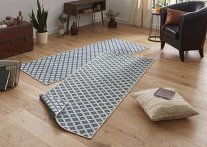NORTHRUGS - Hanse Home koberce Kusový koberec Twin-Wendeteppiche 103128 blau creme ROZMĚR: 120x170