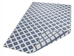 NORTHRUGS - Hanse Home koberce Kusový koberec Twin-Wendeteppiche 103128 blau creme – na ven i na doma - 80x150 cm