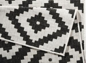 NORTHRUGS - Hanse Home koberce Kusový koberec Twin-Wendeteppiche 103129 schwarz creme ROZMĚR: 240x340
