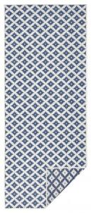 NORTHRUGS - Hanse Home koberce Kusový koberec Twin-Wendeteppiche 103128 blau creme ROZMĚR: 80x250