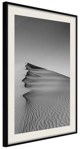 Artgeist Wave of Sand Velikosti (šířkaxvýška): 20x30, Finální vzhled: Černý rám s paspartou