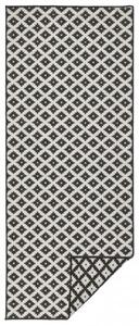 NORTHRUGS - Hanse Home koberce Kusový koberec Twin-Wendeteppiche 103124 schwarz creme ROZMĚR: 80x150