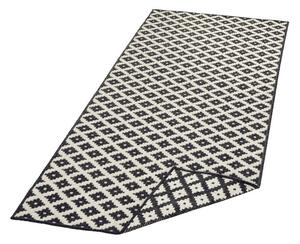 NORTHRUGS - Hanse Home koberce Kusový koberec Twin-Wendeteppiche 103124 schwarz creme ROZMĚR: 80x250