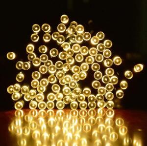 Venkovní LED vánoční řetěz, teplá bílá, 40m, 2000 LED, se záblesky nebo stálé svícení