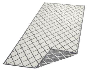 NORTHRUGS - Hanse Home koberce Kusový koberec Twin-Wendeteppiche 103118 grau creme – na ven i na doma - 80x250 cm
