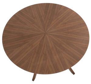 Kulatý stůl lecra Ø 120 cm ořechový