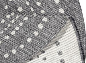 NORTHRUGS - Hanse Home, Kusový koberec Twin-Wendeteppiche 103112 grau creme kruh | šedá Typ: kulatý 200x200 cm