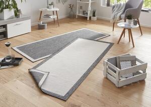 NORTHRUGS - Hanse Home, Kusový koberec Twin-Wendeteppiche 103108 creme grau | šedá Typ: 80x350 cm