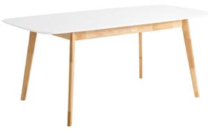 Rozkládací stůl kennan 120 (150) x 80 cm bílý