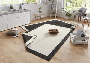NORTHRUGS - Hanse Home koberce Kusový koberec Twin-Wendeteppiche 103105 creme schwarz ROZMĚR: 160x230