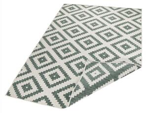 NORTHRUGS - Hanse Home koberce Kusový koberec Twin-Wendeteppiche 103131 grün creme – na ven i na doma - 80x250 cm