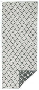 NORTHRUGS - Hanse Home koberce Kusový koberec Twin-Wendeteppiche 103117 grün creme ROZMĚR: 80x250