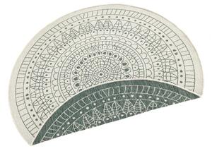 NORTHRUGS - Hanse Home koberce Kusový koberec Twin-Wendeteppiche 103103 creme grün ROZMĚR: 200x200 (průměr) kruh
