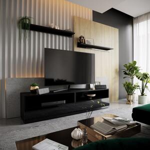Elegantní obývací stěna BRADT 48 - černá