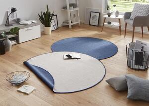 NORTHRUGS - Hanse Home koberce Kusový koberec Twin-Wendeteppiche 103100 blau creme kruh ROZMĚR: 200x200 (průměr) kruh