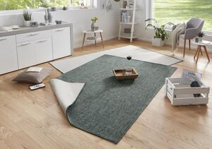 NORTHRUGS - Hanse Home koberce Kusový koberec Twin-Wendeteppiche 103095 grün creme ROZMĚR: 160x230