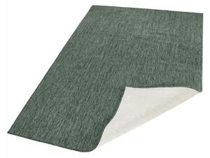 NORTHRUGS - Hanse Home koberce Kusový koberec Twin-Wendeteppiche 103095 grün creme ROZMĚR: 80x150