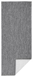 NORTHRUGS - Hanse Home koberce Kusový koberec Twin-Wendeteppiche 103097 grau creme – na ven i na doma - 80x250 cm