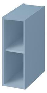 Cersanit Larga, závěsná otevřená skříňka 20cm, modrá, S932-080