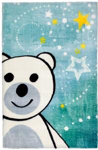 Obsession,Dětský kusový koberec Lollipop 182 Bear | Zelená Typ: 90x130 cm
