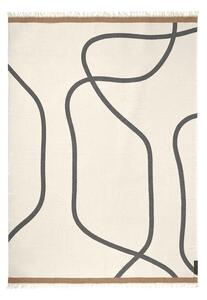 Krémová deka 130x175 cm Shadow – Mette Ditmer Denmark