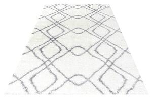 Festival koberce Kusový koberec Carmella K11608-02 White Light Grey (Pearl 510 White) - 80x150 cm