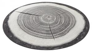 Hanse Home, Moderní Protiskluzový kusový koberec BASTIA SPECIAL 102656 | Šedá Typ: kulatý 100 cm