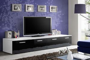 TV stolek DAN - bílý / černý