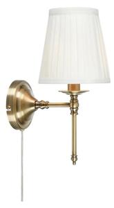 Markslöjd 108968 - Nástěnná lampa MANOR 1xE14/40W/230V bílá/mosaz