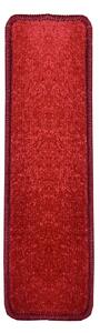 Betap koberce Běhoun na míru Eton 15 červený s obšitím - šíře 60 cm s obšitím