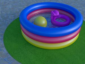 Betap koberce Umělá tráva pod bazén Sporting s nopy KRUH (vhodný jako bazénová podložka) – na ven i na doma - 200x200 (průměr) kruh cm
