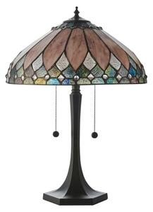 Endon 112183 - Stolní lampa Tiffany BROOKLYN 2xE14/10W/230V pr. 40 cm