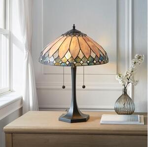 Endon 112183 - Stolní lampa Tiffany BROOKLYN 2xE14/10W/230V pr. 40 cm
