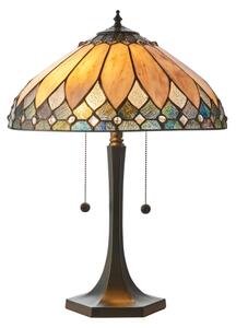 Endon 112183 - Stolní lampa Tiffany BROOKLYN 2xE14/10W/230V pr. 40 cm