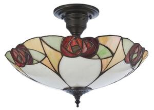 Endon 111907 - Přisazený lustr Tiffany INGRAM 3xE27/10W/230V pr. 45 cm