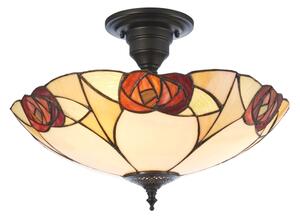 Endon 111907 - Přisazený lustr Tiffany INGRAM 3xE27/10W/230V pr. 45 cm