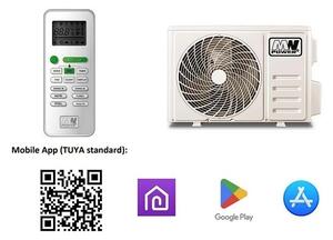 Klimatizace 18K V1 5,2 kW Wi-Fi Tuya bílá + dálkové ovládání