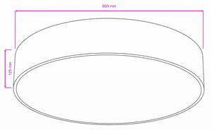 BRILAGI - Stropní svítidlo POOL 5xE27/15W/230V pr. 60 cm IP54 béžová